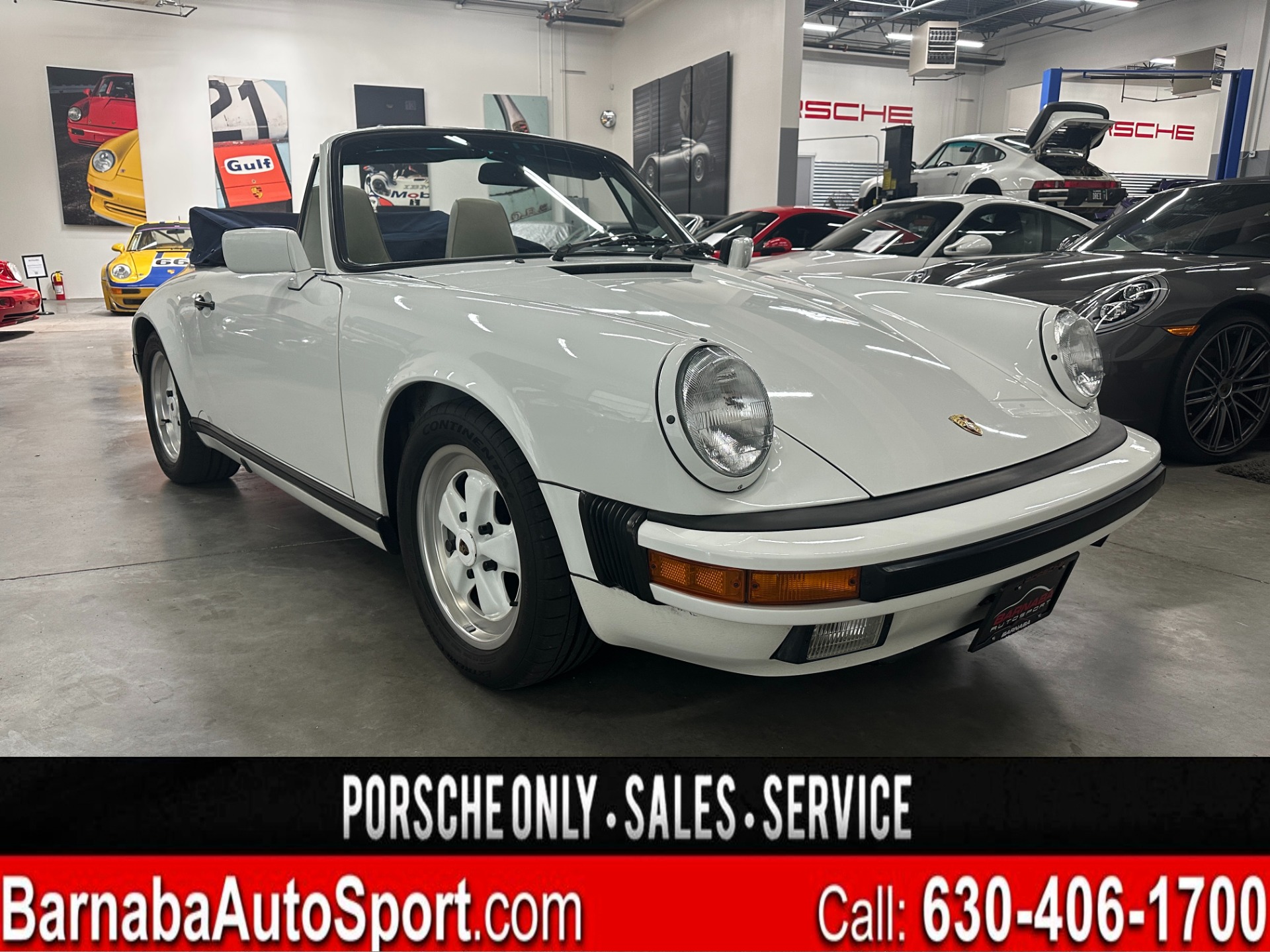 Used 1988 Porsche 911 Carrera Cabriolet For Sale (59,911) Barnaba